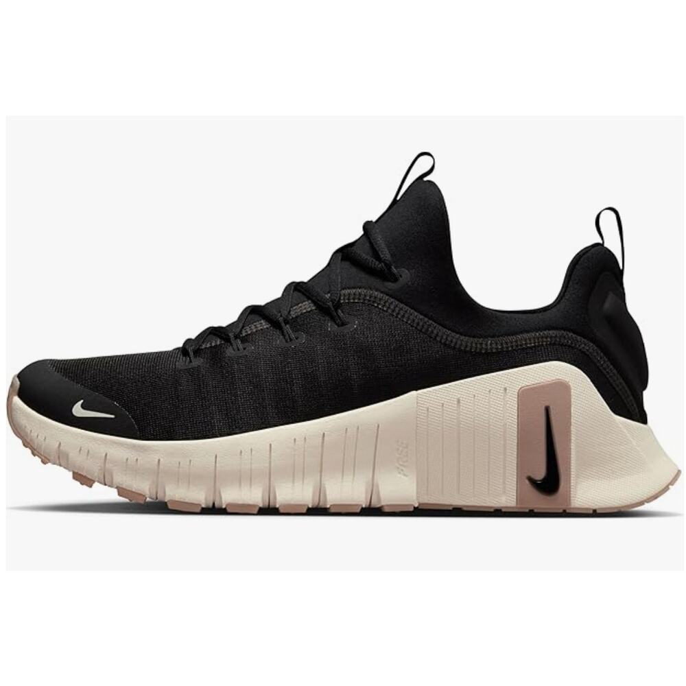 Nike Men's Free Metcon 6 Black/Coconut Milk/Gum Light Brown 11.5 Medium